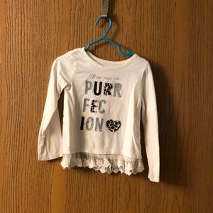 Long sleeve cream T-shirt